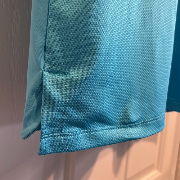 Nike Dri-fit Golf Shirt Mens Light Blue Small - Picture 6 of 7